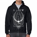SLOW "Abyssal Doom" full zip hooded sweatshirt